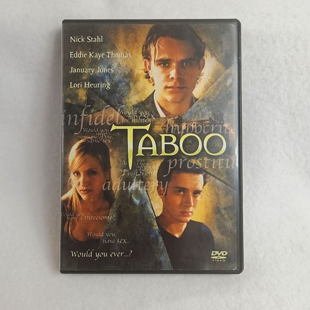 Taboo (2002) DVD Nick Stahl January Jones Thriller Columbia TriStar